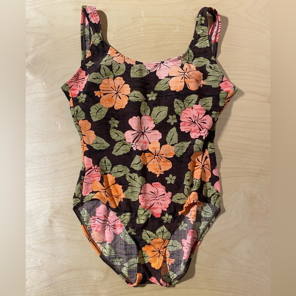 Catalina Floral One-Piece Swimsuit 1X (16W) (OX)